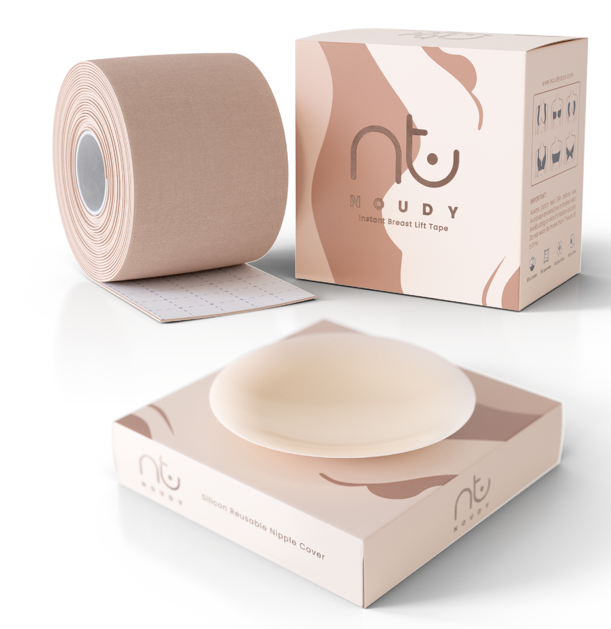NOUDY TAPE NUDE - SILIKON NIPPLE COVER BUNDLE
